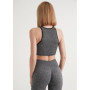 GULIA CROP HALTER TOP(В РУБЧИК) MELANGE